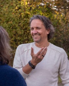 Peter aan het werk